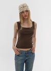 [B-BASIC] Standard Wide Square Neck Sleeveless (2 SIZE)