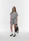 [B-BASIC] Air sweater raglan sleeved sweatshirt