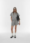 [B-BASIC] Air sweater raglan sleeved sweatshirt