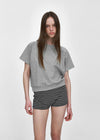 [B-BASIC] Air sweater raglan sleeved sweatshirt