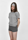 [B-BASIC] Air sweater raglan sleeved sweatshirt