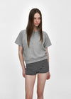 [B-BASIC] Air sweater raglan sleeved sweatshirt