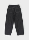 Widusson Non-Fade Balloon Wide Denim Pants