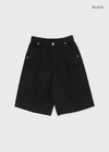 Frenky Buckle Bermuda Pants