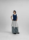 Suique One-Tuck Wide Denim Pants