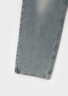 Suique One-Tuck Wide Denim Pants