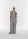 [B-BASIC] Airswet Slim Short Sleeve Hood Zipup