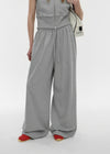 [B-BASIC] Airsweat Weite Zwei-Wege-Bundhose (2SIZE)