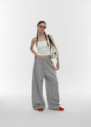 [B-BASIC] Airsweat Weite Zwei-Wege-Bundhose (2SIZE)