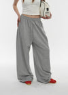 [B-BASIC] Airsweat Weite Zwei-Wege-Bundhose (2SIZE)