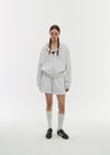 [B-BASIC] Airsweat Lockerer Fit Kapuzen-Zip-Up