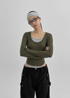 Lennysol Layered Long Sleeve T-Shirt