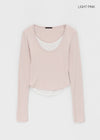 Lennysol Layered Long Sleeve T-Shirt