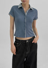 Widusson Non-Fade Balloon Wide Denim Pants