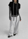 (UNISEX) Romsia Folding Carfender Twp Way Banding Pants