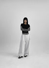 (UNISEX) Romsia Folding Carfender Twp Way Banding Pants