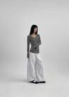 (UNISEX) Romsia Folding Carfender Twp Way Banding Pants