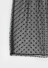 Mipyren Sheer Dot Wrap Skirt