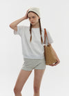 [B-BASIC] Air sweater raglan sleeved sweatshirt