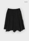 Okins Dot Flare Midi Skirt