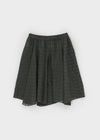 Okins Dot Flare Midi Skirt