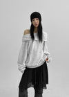 Remembu Off-Shoulder Hoodie