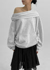 Remembu Off-Shoulder Hoodie