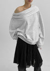 Remembu Off-Shoulder Hoodie