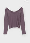 Litkill Dot U-Neck Long Sleeve Tee