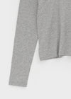 Litkill Dot U-Neck Long Sleeve Tee