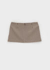 Three-Tita Low Waist Mini Skirt