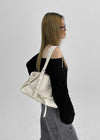 Rominut Leather Buckle Shoulder Bag