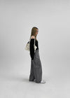 Rominut Leather Buckle Shoulder Bag