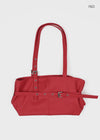 Rominut Leather Buckle Shoulder Bag