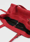 Rominut Leather Buckle Shoulder Bag