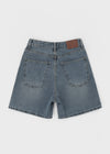 Lakuo Washed Denim Shorts