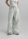 Kyuzing Ice Wide Denim Pants