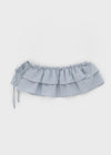 Lurtom Striped Tiered Skirt