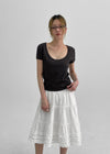 Brett 2-Way U-Neck Round T-Shirt