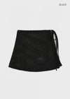 Romkung Net Layered Wrap Skirt