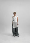 Romkung Net Layered Wrap Skirt
