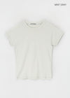 [B-BASIC] Pigment Slim Raglan Short Sleeve T-shirt