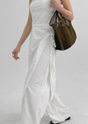 Ssein Wrap Skirt Layered Pants