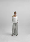 [MADE] Polyp Linen Stripe Banding Pants