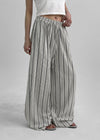 [MADE] Polyp Linen Stripe Banding Pants