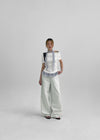 Kyuzing Ice Wide Denim Pants