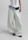 Kyuzing Ice Wide Denim Pants