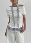 Tomsner Set – Off-Shoulder Tee & Muffler