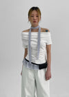 Tomsner Set – Off-Shoulder Tee & Muffler