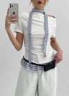 Tomsner Set – Off-Shoulder Tee & Muffler